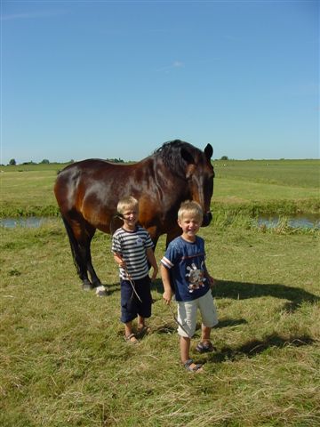 Vanja met Jelle en daniel